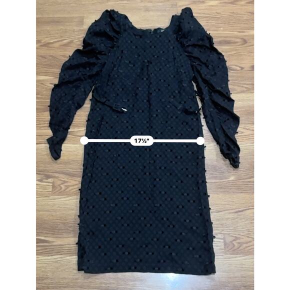 Rachel Comey WHIFF BLACK MIDI DRESS SIZE size 0 - Picture 6 of 10